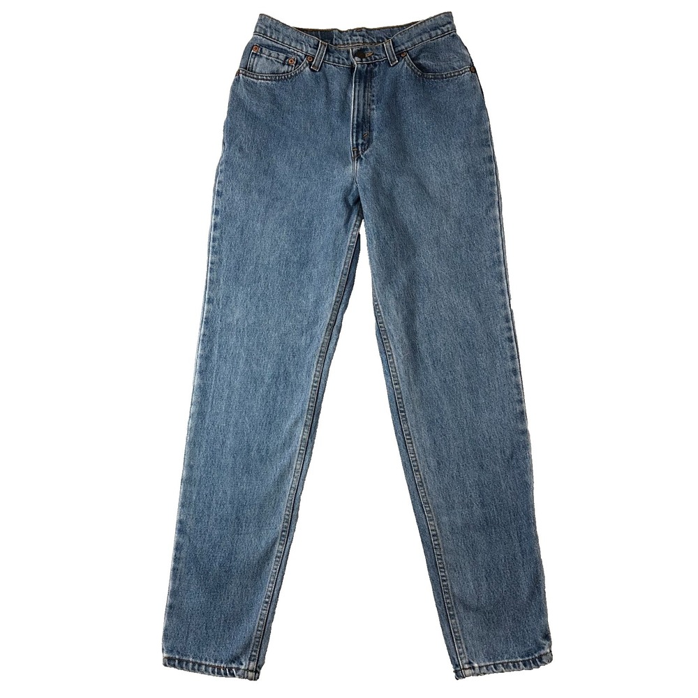 Vtg Levi's 532 Jeans Womens Size 11 M Denim Blue Taper 90's USA Junior (28x30.5)